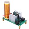 Tesla Coil Kit,Tesla Coil Module DIY Mini Assembly Plasma Speaker Electronics Kit 15W DC 15‑24V 2A