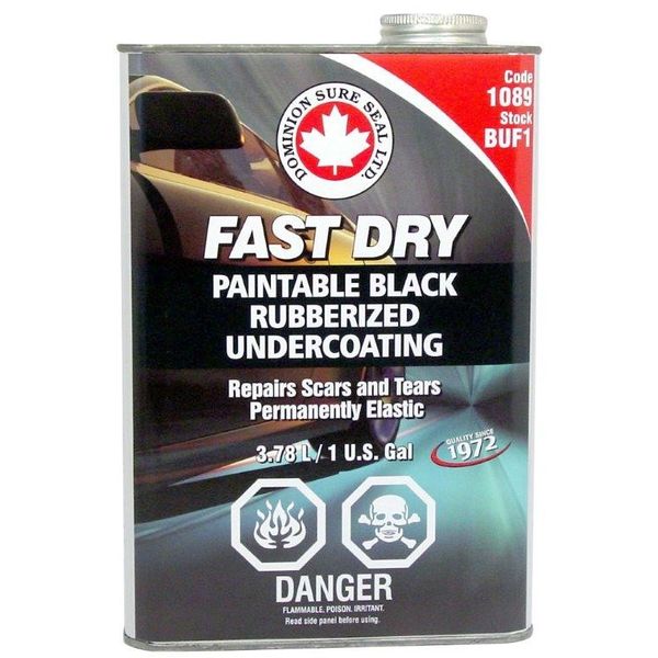 Dominion Sure Seal BUF1 Super Protector Black Fast Dry Undercoating (Gallon)