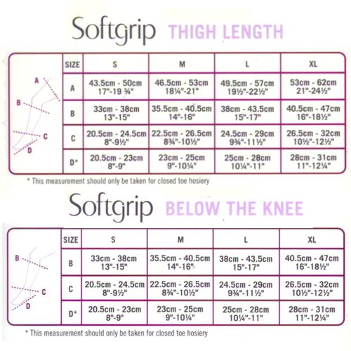Scholl Softgrip, Medium Support, Class II Compression Stockings for Women: Below The Knee, Closed Toe - Natural, Medium. Treatment for Varicose Veins, Legs Ulcers and Improving Circulation