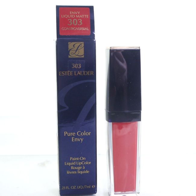 Estee Lauder Pure Color Envy CONTROVERSIAL 303 Liquid Matte Lipstick NIB 0.23 oz