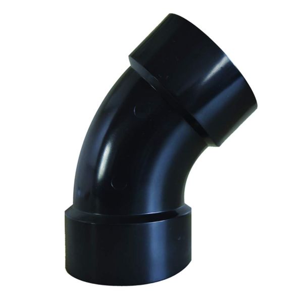 VALTERRA LLC D502885 45 Elbow 1-1/2" HUB DWV