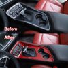 Gear Shift Trim +Dashboard Panel Air Outlet Vent Cover For Dodge Challenger 15+