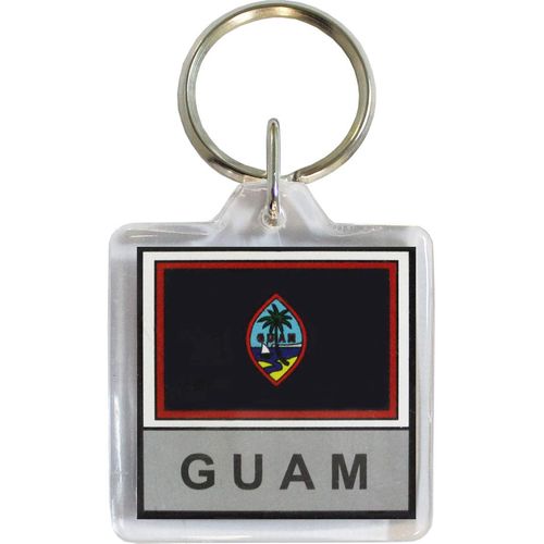 Flagline Guam- Country Lucite Key Ring