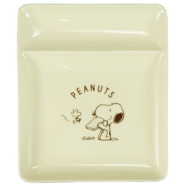 Snoopy Toast Plate (Cream) SN962-373