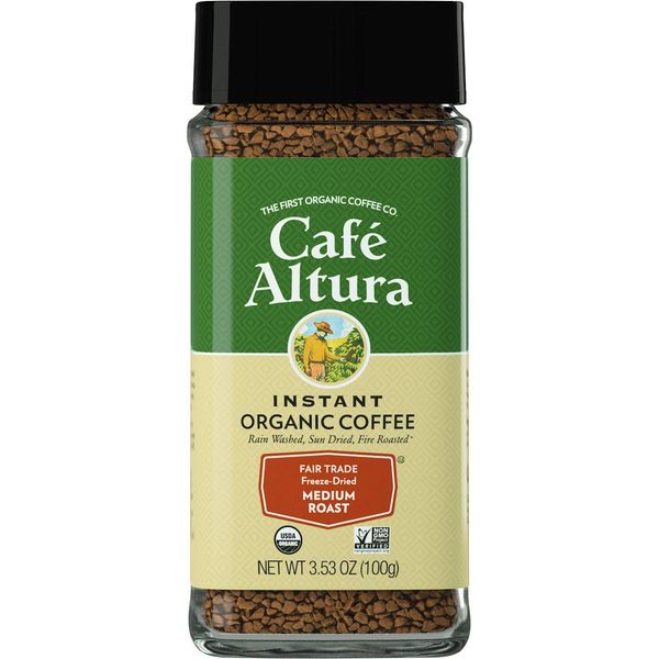 Cafe Altura Freeze Dried Instant Organic Coffee Original, 7.06 Oz (Pack Of 2)