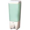 Soap Dispenser White Plastic 14oz Wall-Mount Bathroom Organizer