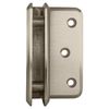 Brushed Nickel Pinnacle 044 Series Wall Mount Offset Back Plate Hinge