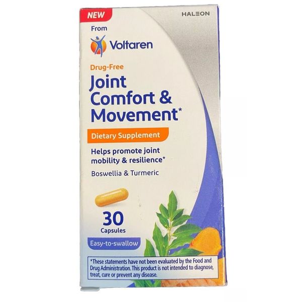 Voltaren Joint Comfort & Movement Dietary Supplement 30 Tablets exp. 5/25 New
