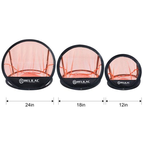 RELILAC Pop Up Golf Chipping Practice Net Set - Indoor/Outdoor Golfing Target Accessories for Golf Practice - Improve Your Short Game - Great Gifts for Men, Dad, Mom, Husband, Women, Kid, Golfers