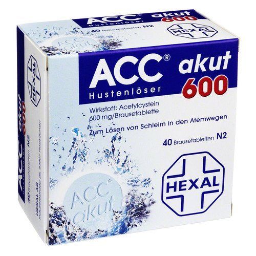 ACC® acute 600 mg cough remover, effervescent tablets by ACC