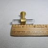 10pk Acrylic Cabinet Pulls Brushed Brass Drawer Pulls Gold Kitchen/Bath Handles