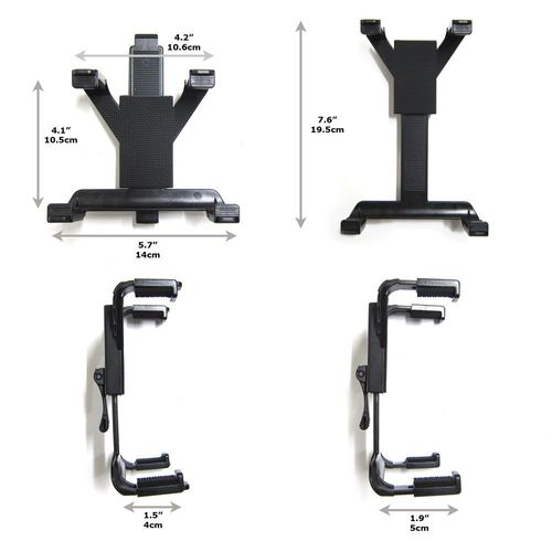 Ramtech Car Truck GPS & Tablet Windshield Mount, Suction Cup Holder with Adjustable Bracket, Compatible with 7 Inch GPS Magellan RoadMate 1700-LM, 9020T-LM, 9055-LM, WMB7
