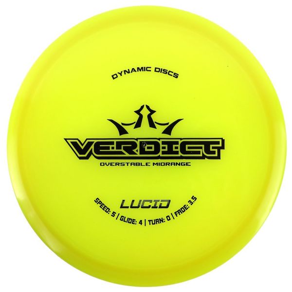Dynamic Discs Lucid Verdict Midrange Golf Disc 160-164g