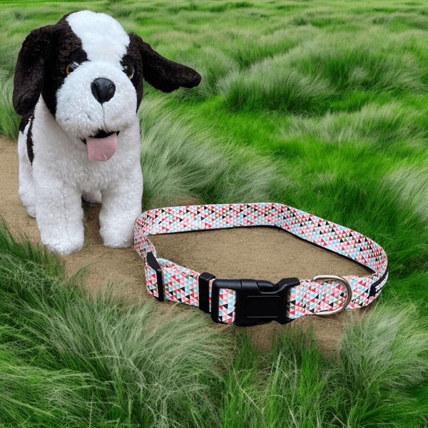 NWOT New Pettidol Dog Pet Collar w/Quick Release Buckle Chevron Pattern