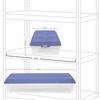 63 Qt Stackable Bin Organizer Clear Plastic Storage Container w/ Lid Double US