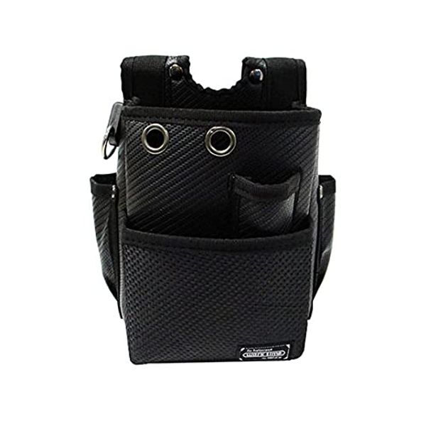 Kozuchi WT-11BK Worktime Waist Bag, 2 Tiers, Black