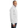 Jerzees Men's NuBlend Quarter Zip Cadet Collar Sweatshirt_Medium_Ash