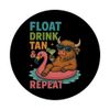 Float Drink Tan & Repeat Summer Pool Fun PopSockets Klebender PopGrip