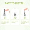 uxcell 6Pcs Stylus Pen Tip Replacement Precision Round Shape 7mm Replaceable Stylus Pen Disc Tip Touch Screen Device for Daily Use