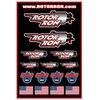 Rotor Ron 4x6 Inch Vinyl Die-Cut Sticker Sheet