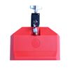 Plastic Musical Jam Block, Latin Percussion Instrument, Red，Hand Percussion (Red)