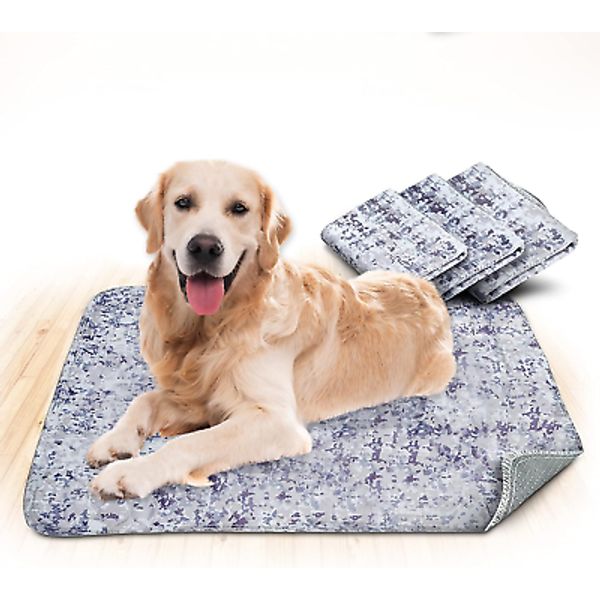 Washable Pee Pads for Dogs (2-Pack) Reusable Dog Pee Pads Washable - Pet Mats fo