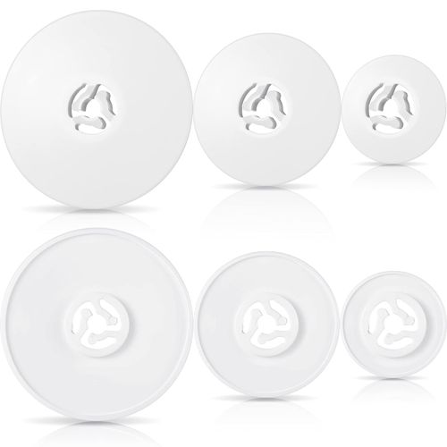 Spool Cap Sewing Machine Spool Pin Cap Small Medium Large Replacement Spool Cap Compatible with Brother, Babylock Sewing and Embroidery Machines, 45 mm, 35 mm and 25 mm, White (6 Pieces)