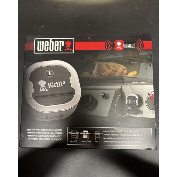 weber igrill 3 bluetooth grill thermometer