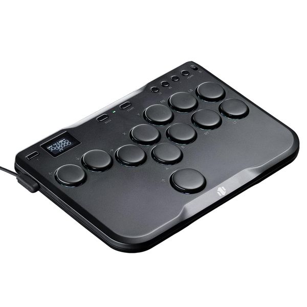 SIXSIR Leverless Controller: Lightweight Pad 12 - Tournament Lock Switch - 12 Keys Crystal Low Profile Switch - PC/Switch/PS3/PS4 Controller