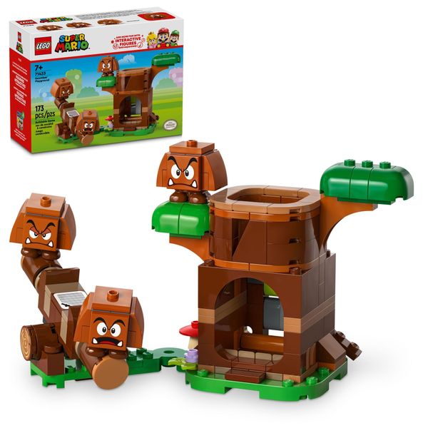 LEGO Super Mario Goombas’ Playground, Nintendo Super Mario Collectibles for Kids, Buildable Seesaw, Super Mario Toy Playset, 3 Figures, Gift for Boys, Girls and Any Fan Ages 7 and Up, 71433