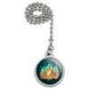 GRAPHICS & MORE Kitsune Nine-Tailed Fox Ceiling Fan and Light Pull Chain