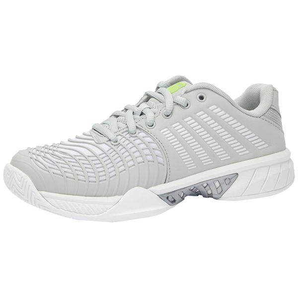 K-Swiss Performance Damen Express Light 3 Tennis Shoe, Gray Violet/White/Lime Green, 35.5 EU