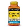 Mason Natural Magnesium 500 mg Extra Strength - Healthy Heart and Nervous System, Improved Muscle Function and Recovery, Essential Nutrient, 100 Tablets