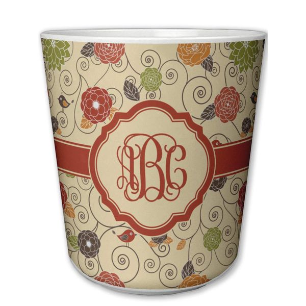 YouCustomizeIt Personalized Fall Flowers Plastic Tumbler 6oz