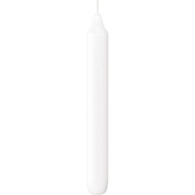 Bolsius Straight Unscented Ivory Candles Pack of 45-7-inch Long