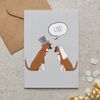 Sweet William Boxer Wedding/Engagement Card