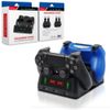 Controller-Ladegerät -Ladestation Schnellladeadapter, Multifunktionale Ladestation für / MOVE/ VR-Controller mit LED-Anzeige