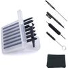Hearing Aid Wax Filters 64 Replacement Cerumen Traps Stop 8 Pack Cleaning Kit