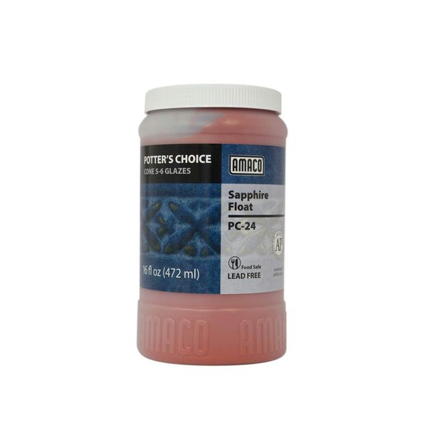 AMACO Potter's Choice High Fire Glaze Sapphire Float