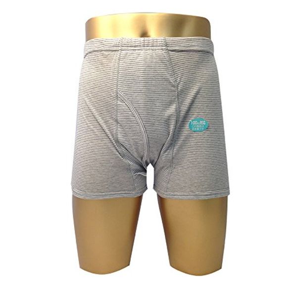 [33019] [1 Pieces] for men Incontinence Pants Border Trunks Secure Safe Type There's No Reason , , ,