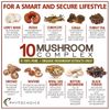 Defense10 Mushroom Complex Supplements Immune Support Lions Mane Reishi Maitake