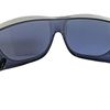Solar Shield Fits-Over SS Polycarbonate II Smoke Sunglasses