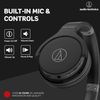 Audio-Technica ATH-S220BTBK Wireless On Ear Headphones, Black