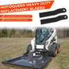 For Wolverine Skidsteer Brush Hog Cutter REPLACEMENT Blades Heavy Duty AR400 2pc