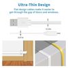 Durable 20FT Flat Power Cable for Wyze & Blink Cameras - Waterproof & Flexible