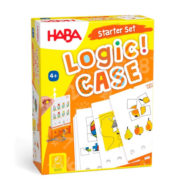 HABA Logic! CASE Starter Set - Brain Building Puzzles for Ages 4+