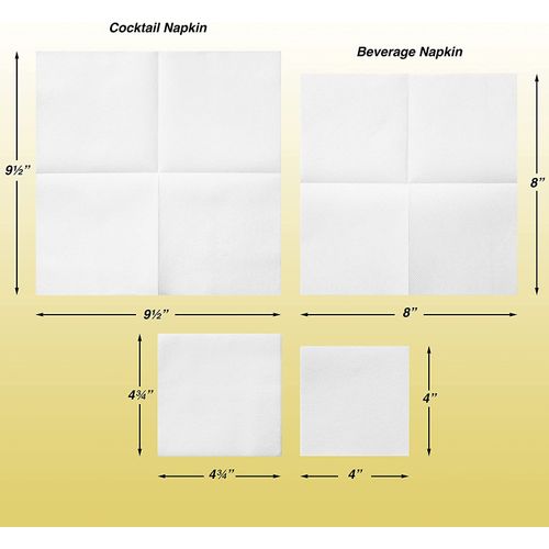 AH AMERICAN HOMESTEAD Cocktail Napkins-Disposable Beverage/Bar Napkins-Black Linen-Like Square Napkins-Eco-Friendly & Compostable-Everyday Use, Party or Wedding 4.75inch x 4.75inch (100 Count, Black)