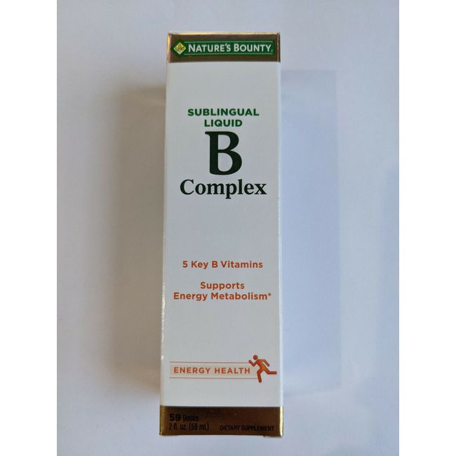 Nature's Bounty Vitamin B Complex Sublingual Liquid 2 oz