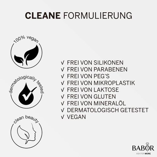 BABOR SKINOVAGE Calming Cream Rich, Rich Face Cream for Sensitive Skin, Soothing Moisturiser without Colours or Fragrances, Vegan, 50 ml