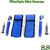 2 FIberOptic Mini Otoscope Blue Color (Diagnostic Set)